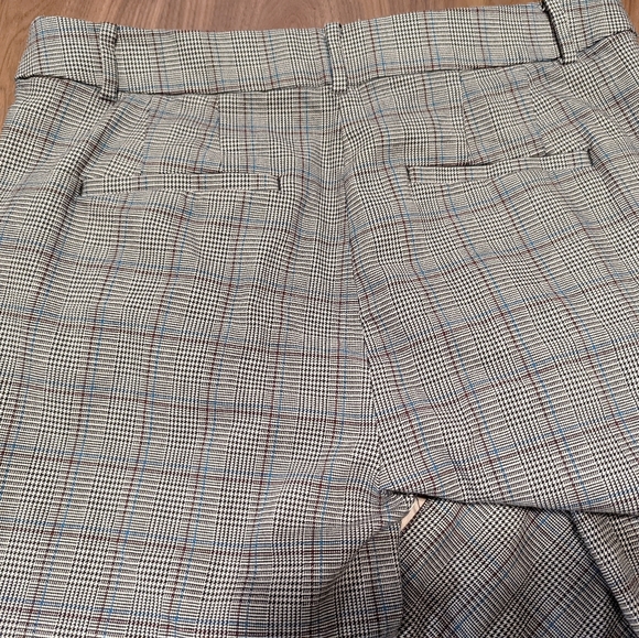 Loft High Waist Skinny Plaid Pant Sz 10 - Picture 4 of 5
